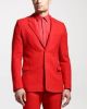 Cotton red blazer