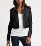 Cropped Leather Jacket