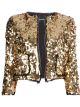 Cropped sequin jacket