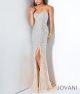 Crystal Beaded Strapless Gown