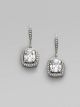 Cushion-Cut Framed Earrings