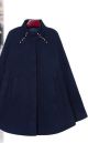 Dark Blue Woolen Cloak