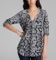 Daryn Snakeskin Printed Silk Blouse