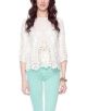 Deidra Embroidered Lace Blouse
