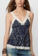 Denim & Supply Lace-Trim Bandana-Print Camisole