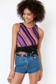 Diagonal Crochet Fringe Tank