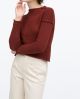 DIAGONAL KNIT SWEATER