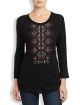 Diamond Embroidered Tee