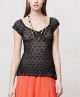 Diamond Lace Peplum Shirt