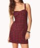 Dynamite Plaid Bodycon Dress