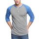 Eco Heather Raglan Shirt in Eco True Royal