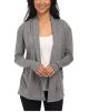 Eco Jersey Rib Sleeve Wrap Cardigan