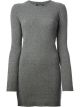 Elbow Patch Knitted Dress