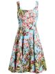 Embellished Floral Jacquard Dress