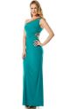 Embellished One-Shoulder Jersey Gown