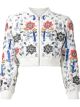 embroidered beaded bomber jacket