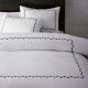 Embroidered Frame Duvet Cover + Shams