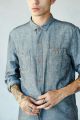 Emile Herringbone Button-Down Shirt