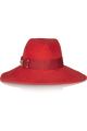 Emmanuelle rabbit-felt wide-brimmed fedora