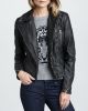 Faux-Leather Moto Jacket