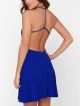 Flare for You Royal Blue Backless Dress