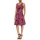 Floral Intarsia-Knit Dress, Pink