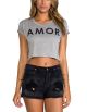 For Revolve Amor Cropped Tee