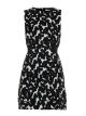 Frankie blurred floral-print dress