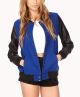 Fresh Colorblocked Varsity Jacket