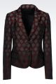 Geometric Design Jacquard Jacket