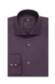 'Gerald' Regular Fit Fresh Active Traveler Spread Collar Textured Cotton Dress Shirt