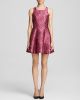 Glam Rose Brocade Dress