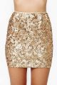 Gold Crush Sequin Skirt