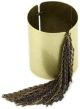 gold cuff with fringe