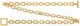 Gold Felicie Metal Square Chain Belt