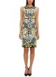 Graphic Print Sheath Dress