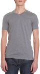 Gray Vneck Tee
