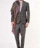 Grey Jacquard Suit