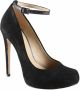 Gyal Ankle Strap Pumps in Black