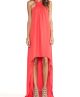 Halter Neck Asymmetrical Gown