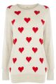 Heart Print Jumper