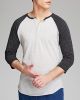 Heathered Raglan Henley