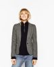 Herringbone Blazer with Elbow Patches
