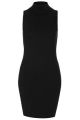 High Neck Mini Bodycon Dress