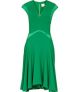 Hira Emerald Fit And Flare Dress