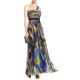 Inga One-Shoulder Evening Dress