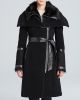 Isabel Shearling Trim Coat