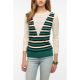 Jane Intarsia Knit Pullover Sweater