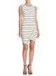 Jedi Striped Asymmetrical Mini Dress
