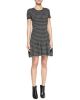 Jenny Short-Sleeve Houndstooth Dress